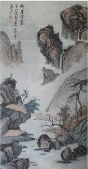 断崖云趣-雨闲斋-黄良利-歙县著名画家、书画家s.jpg